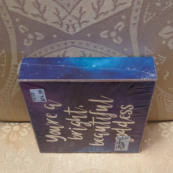 NWT You're A Bright Beautiful Goddess Wall Art Galaxy Background - Picture 6 of 6